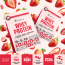 TruNativ: Whey protein powder | Blend with Isolate and Concentrate | 26g Protein | 6g BCAA | No added Sugar| Strawberry (907g / 2lbs)