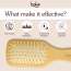 Bake Cosmetics: Bamboo Buddy Wooden Paddle Hair Brush For Gentle on Hair, Strengthens Scalp & Promotes Hair Growth For Men & Women-1PC