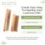 Ecotyl: Neem Wood Comb Combo - Detangling Comb & Shampoo Comb  | Set of 2