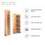Ecotyl: Neem Wood Comb Combo - Detangling Comb & Shampoo Comb  | Set of 2