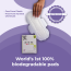 Saathi: Sustainable Bamboo Regular ( 245MM ) Sanitary Pads   Pack of 12 X 3 - 36 Pads (Regular)