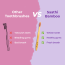 Saathi: Eco-Friendly Bamboo Toothbrush   Purple