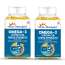 Dr. Morepen: Omega 3 Deep Sea Fish Oil Triple Strength for Healthy Heart, Brain & Joints, 1250mg with 900mg DHA & EPA - 60 Softgels Pack of 2