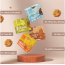 The Snack Company: Chocolate Sea Salt Cookies  210gm | Superfoods loaded Oat & Seed Cookies