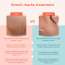 Skinvest: Bomb Bum Cream for Stretch Marks & Cellulite | Pregnancy-Safe Body Tightening Cream with Caffeine & Peptides | Built-In 5-Ball Massager for Firming, Smoothing & Elasticity | 100ml