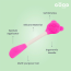 kindlife: 2 in 1 Face Cleansing Scrubber With Spatula Brush For Face Masks Detan Packs Skincare