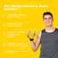 NUTRIBURST: Healthy Muscles & Bones Gummies with Calcium & Vitamin D to Boosts Immunity No-AddedSugar Lemon Flavor 100% Vegetarian 150gm