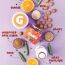 Gladful: Orangey Protein mini cookies for kids and families Cookies - 150 gm (Pack of 2)