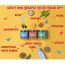 Gladful: Protein mini cookies for kids and families (Almond + Chocolate + Orange) Cookies - 150 gm (Pack of 3)