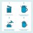 Blue Tokai: Blue Tokai Coffee Easy Pour Brew Bags - Nachammai Estate (Light Roast) - 55 gm (Pack of 5)