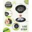 kindlife: Portable Foldable Silicone Ice Facial Bowl, for Home Ice Bath Facial Plunge Bowl, Black 