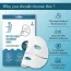 Bake Cosmetics: Bio Collagen Overnight Hydrogel Mask with Niacinamide for Deep Hydration, Firming & Plump Skin 40gm*4 Pack of 4