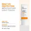 Dermatouch: C-Defense Uv Glow Spf 50 Pa++++ Fluid Sunscreen  Lightweight Daily Sunscreen For Premature Aging & Dullness / Suitable For All Skin Types | 30ml