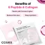 COSRX: The Peptide Collagen Lifting Glow Hydrogel Mask | Firming Face Mask | Lifting & Hydrating | Anti-Ageing | Korean Skincare | 34gm x 3EA