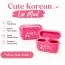 kindlife: 2 in 1 Korean Lip Mud Matte Lipstick | Earbud Shaped Dual Shade Lip Mud with Built-in Heart Spatula Applicator | Velvet Soft Matte Lip & Cheek Tint | Lightweight Non-Drying Travel Lip Color | 50gm