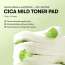 VT Cosmetics: Cica Mild Toner Pad | Calming Care | Gentle Exfoliation | Soothing | Sensitive Skin | 60ea