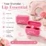 kindlife: 2 in 1 Korean Lip Mud Matte Lipstick | Earbud Shaped Dual Shade Lip Mud with Built-in Heart Spatula Applicator | Velvet Soft Matte Lip & Cheek Tint | Lightweight Non-Drying Travel Lip Color | 50gm
