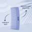 GUBB: Travel Hair Comb (Santorini Hues)