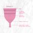 Pee Safe: Reusable Menstrual Cup with Medical Grade Silcone for Women - Small