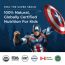 Wellbeing Nutrition: Captain America Melts | Kids Organic Multivitamin with Vitamin A, B-Complex, C, D and Iron - Mixed Berry Flavor (30 Oral Thin Strips)