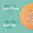 Gladful: Coconut Protein Cookies for kids and families Cookies - 80 g x 4