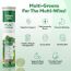 Zingavita: Multi Greens Multivitamin Effervescent Tablets for Detox and Gut Health - 20 Tablets