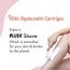 Plush: Irritation-Free 5-Blade Razor with Aloe Vera Lubricating Stip for Hair Removal