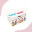 Plush: 100% Pure US Cotton Ultra-Thin Rash Free & Soft Natural Sanitary Pads for Women - 30 Pads (16 Light Flow Pads, 14 Heavy Flow Pads And 2 Panty Liners)