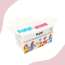 Plush: 100% Pure US Cotton Ultra-Thin Rash Free & Soft Natural Sanitary Pads for Women - 30 Pads (16 Light Flow Pads, 14 Heavy Flow Pads And 2 Panty Liners)
