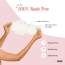 Plush: 100% Pure US Cotton Ultra-Thin Rash Free & Soft Natural Sanitary Pads for Women - 30 Pads (16 Light Flow Pads, 14 Heavy Flow Pads And 2 Panty Liners)