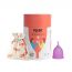 Plush: 100% Reusable Menstrual Cup for Women with Cotton Pouch - Extra Small