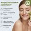 TNW - The Natural Wash: Jade Roller For Improving Skin Texture - Green