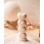 The Umbrella Store: Heart shaped Pillar candle-White