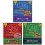 Long & Short: Fun Shapes Wholegrain Wheat, Spinach & Beetroot Kids Pasta - Pack of 3 (250gm Each)
