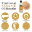 Soulflower: Coldpressed Sesame Carrier Oil - 225 ml