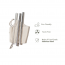 Ecotyl: Stainless Steel Straw - Set of 2 + Straw Cleaning Brush