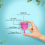 Floren: Reusable Menstrual Cup for Women with Pouch | Ultra Soft, Odour and Rash Free ( Small ) - Pack of 2
