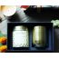 Sukoon: Gift Set - Set Of Brass Candle, Zuhoor Blend Tea And Brass Strainer