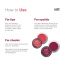 Love Earth: Lip Tint & Cheek Tint Multipot Combo (Rose Pink & Raspberry Pink) with Richness of Jojoba Oil and Vitamin E for Lips, Eyelids and Cheeks