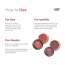 Love Earth: Lip Tint & Cheek Tint Multipot Combo (Coral & Mauvish Pink) with Richness of Jojoba Oil and Vitamin E for Lips, Eyelids and Cheeks