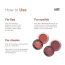 Love Earth: Lip Tint & Cheek Tint Multipot Combo (Coral & Ruby Pink) with Richness of Jojoba Oil and Vitamin E for Lips, Eyelids and Cheeks