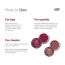 Love Earth: Lip Tint & Cheek Tint Multipot Combo (Mauvish Pink & Raspberry Pink) with Richness of Jojoba Oil and Vitamin E for Lips, Eyelids and Cheeks