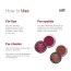 Love Earth: Lip Tint & Cheek Tint Multipot Combo (Raspberry Pink & Caramel Brown) with Richness of Jojoba Oil and Vitamin E for Lips, Eyelids and Cheeks