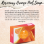 Shrida Naturals: Rosemary Orange Peel Soap - 125gm