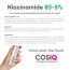COSIQ: Niacinamide Vitamin B3-5% Face Serum - 30ml