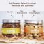 Gladful: Roasted Salted Almonds & Cashews - Pack of 2 (130gm each)