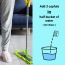 EKAM ECO: Zerodor Care Natural Floor Cleaner for Floor Tiles & Mirror - 5Ltr