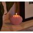 The Umbrella Store: Pink sea shell candle - 150gm